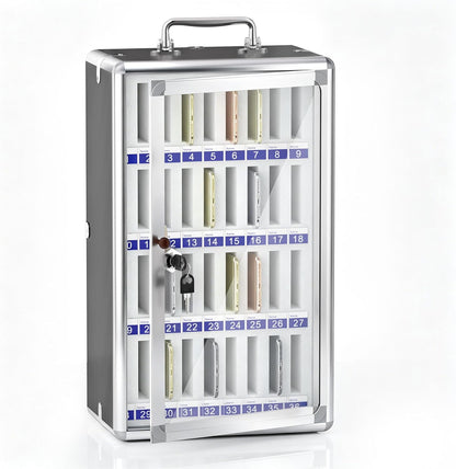 Aluminum Alloy Cell Phone Lock Box, Phone Holder for Classroom, 36 Slots
