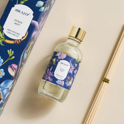 Airkeep Reed Diffuser Oil Set with Reed Sticks,Citrus Aromatherapy Oil Scent Diffuser for Home Office Bathroom Decoration Perfume and Gifts 3.38oz/100ml