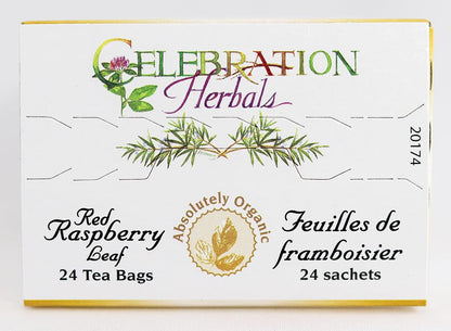 Celebration HERBALS Red Raspberry Leaf Tea Organic 24 Bag, 0.02 Pound