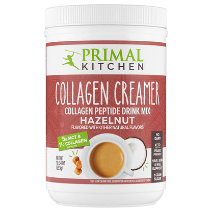 Primal Kitchen Matcha Collagen Keto Latte Powder, Sugar-Free Collagen Peptides, 9.33 Ounces