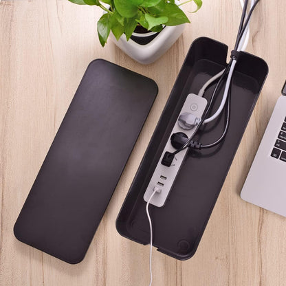 Cable Management Box, Large Cord Organizer Box to Hide Power Strip