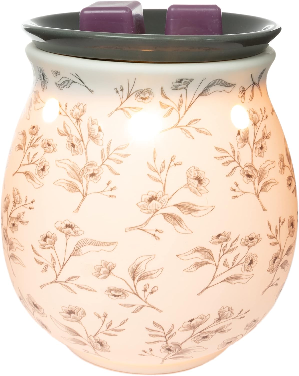 Scentsationals Wax Melt Warmer, Wax Warmer for Scented Wax Melts - Kristy - Candle Wax Melter for Fragrance Cubes and Tarts