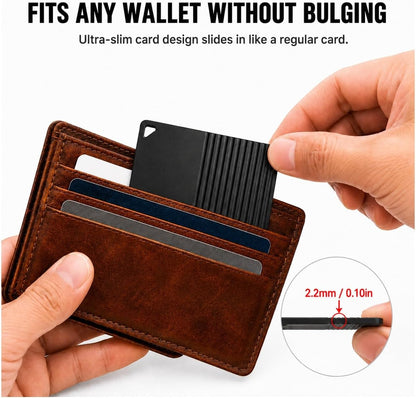 Wallet Tracker Card iOS & Android,0.10-Inch Ultra-Slim Bluetooth Locator