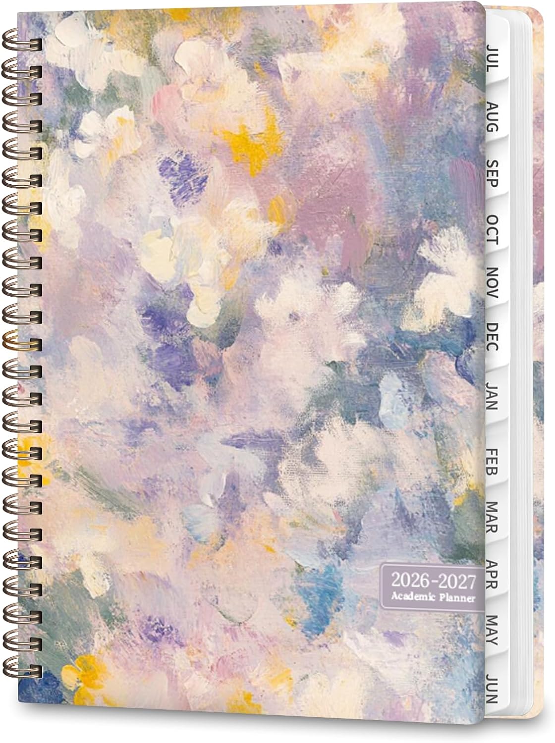 Planner 2026-2027, Weekly and Monthly Calendar Planner, JUL 2026 - JUN 2027 | A5(6.3'' x 8.5''), Hardcover, Agenda Book, Sprial Bound, Inner Pocket, Office and School Use