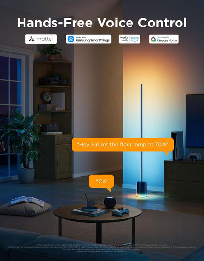 Govee Floor Lamp 2, RGBIC Smart Floor Lamp for Living Room, Bedroom