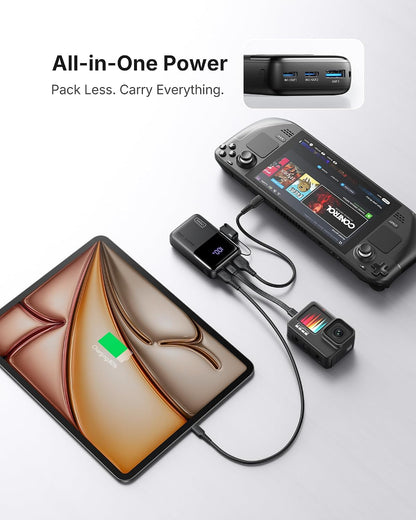 INIU Mini Portable Charger, Small 10000mAh 45W Fast Charging Power Bank