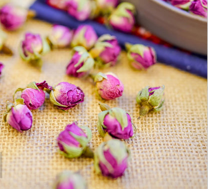 Zungtin Dried Rose Buds, 100% Pure Natural, 4 oz, Edible for Tea, Baking, Crafting, Soap Making