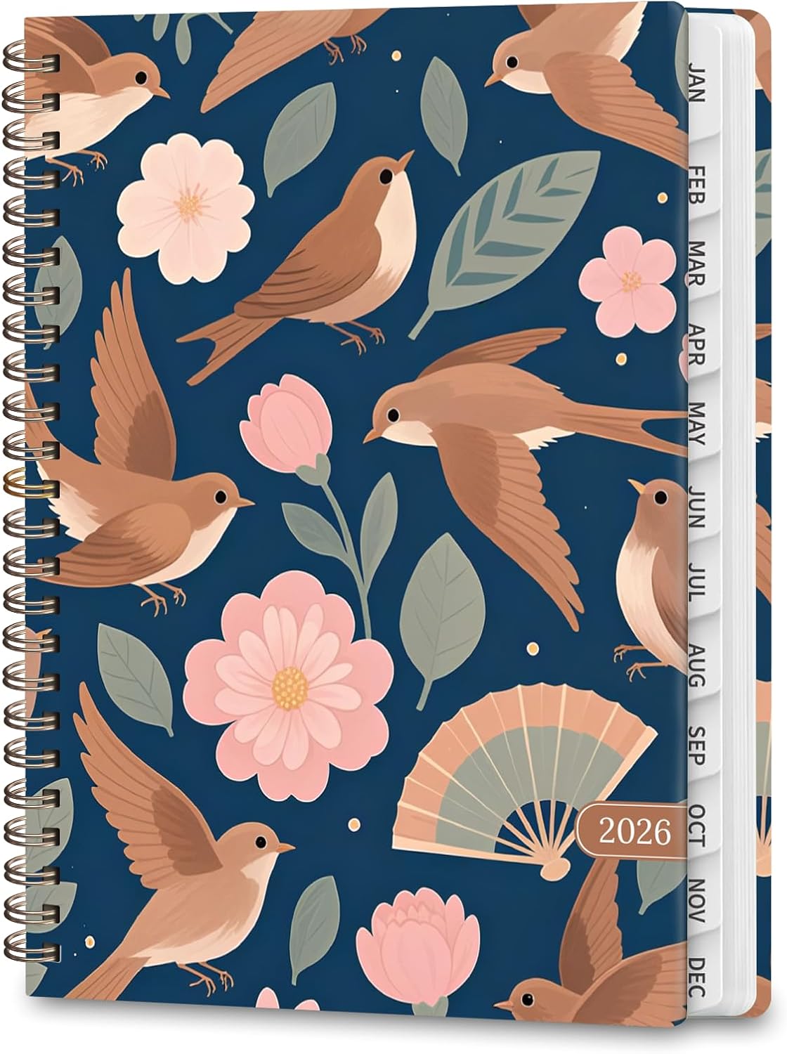 Planner 2026-2027, Weekly and Monthly Calendar Planner, JUL 2026 - JUN 2027 | Academic Year, Daily Agenda Book, A5(6.3'' x 8.5''), Sprial Bound, Inner Pocket, Office School Use
