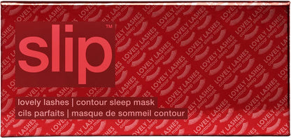 slip Contour Sleep Mask | 100% Pure Mulberry Silk, Ultra Soft | Contoured Design, Prevents Eye Pressure | Adjustable Strap, Ideal for Travel - Black