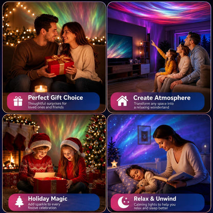 Northern Lights Projector, LED Night Light Aurora Projector with Timer and Remote, Room Decor, Gifts for Kids, Adults, Christmas, Birthday