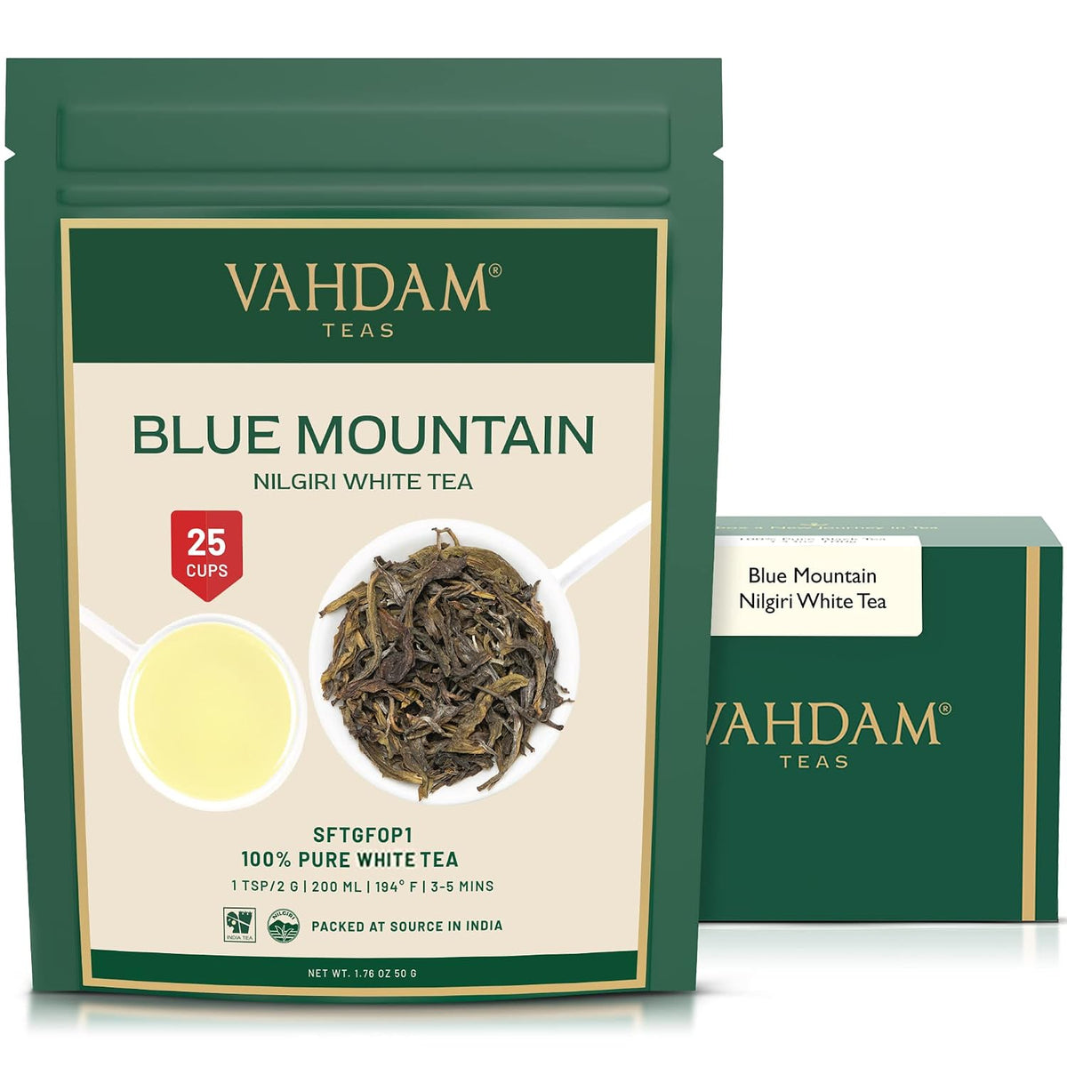 VAHDAM Instant Chai Latte(7.7oz|10 Sachets) Authentic Indian Chai Tea