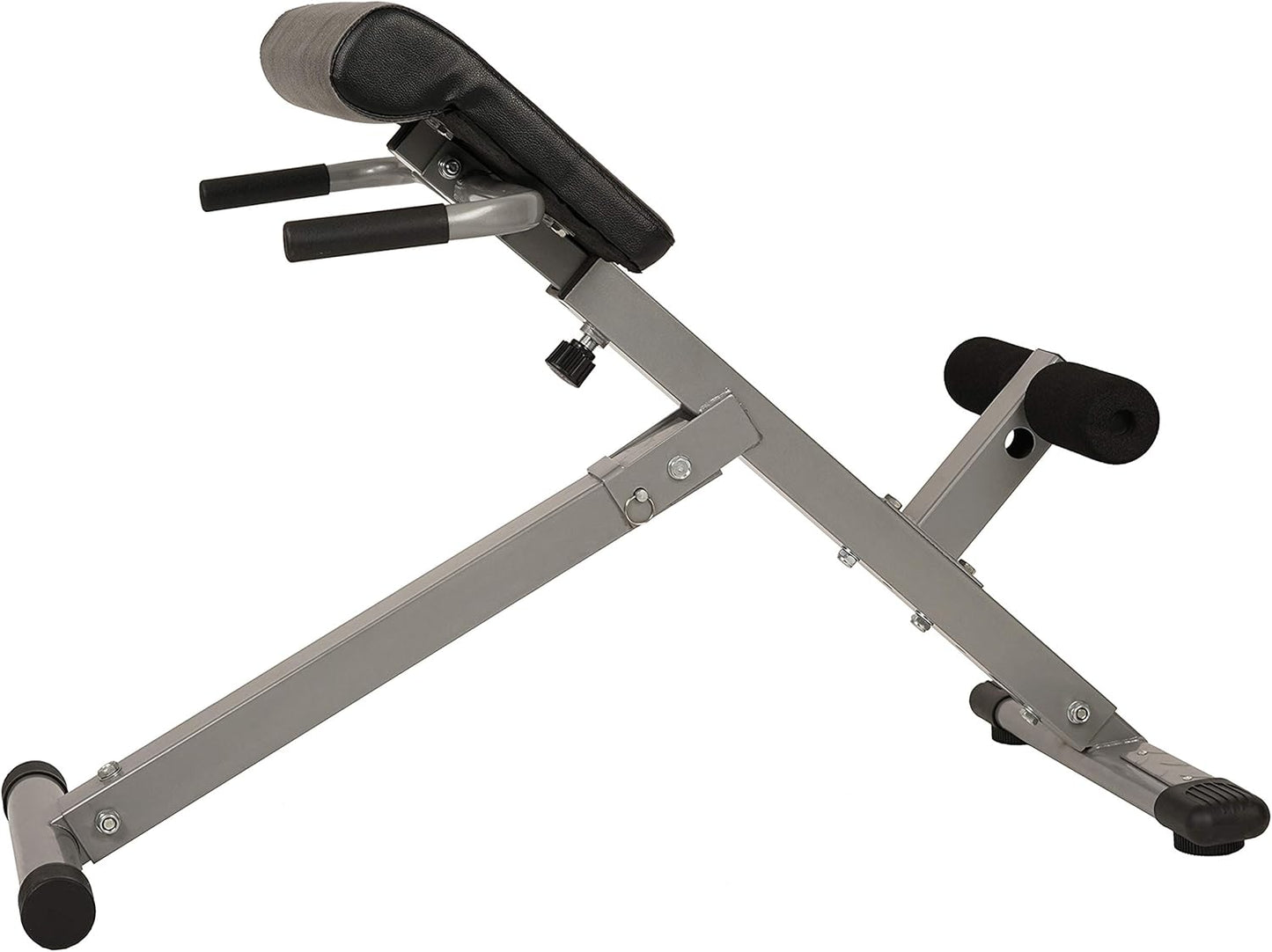 Sunny Health & Fitness Multi-Function Roman Chair with Dip Station & Sit-Up Bench, Adjustable Heavy-Duty Strength Training Equipment for Glutes, Core & Lower Body Workouts, Hyperextension Machine for Home Gym