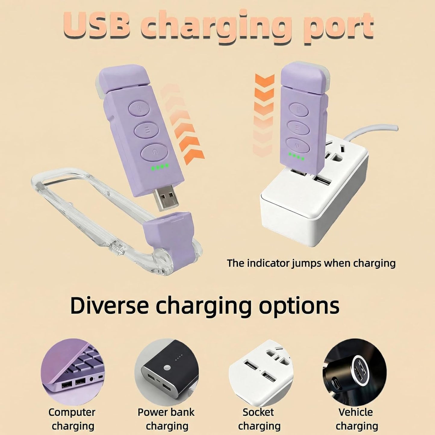 USB Rechargeable Book Light, Portable Clip-on LED Reading Light, Reading Lights for Books in Bed with 3 Amber Colors & 5 Brightness Dimmable, Compact & Long Lasting, Perfect for Book Lovers (Pink)
