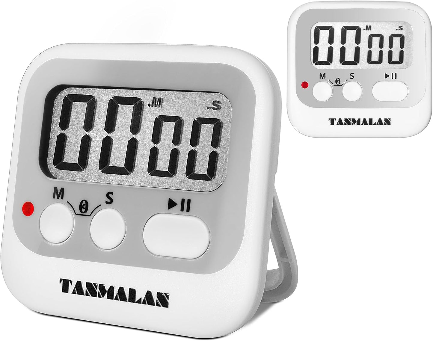 Easy to USE, Digital Kitchen Timer, Magnetic Timer,Tanmalan(Black,1 Pack)