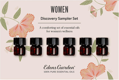 Edens Garden Top Essential Oil Blends Sampler 18 Set – 100% Pure Therapeutic Grade, Natural, Undiluted Aromatherapy Scents for Diffusers & Humidifiers – Wellness Gift for Men & Women, .92 ml/ 18 Pack