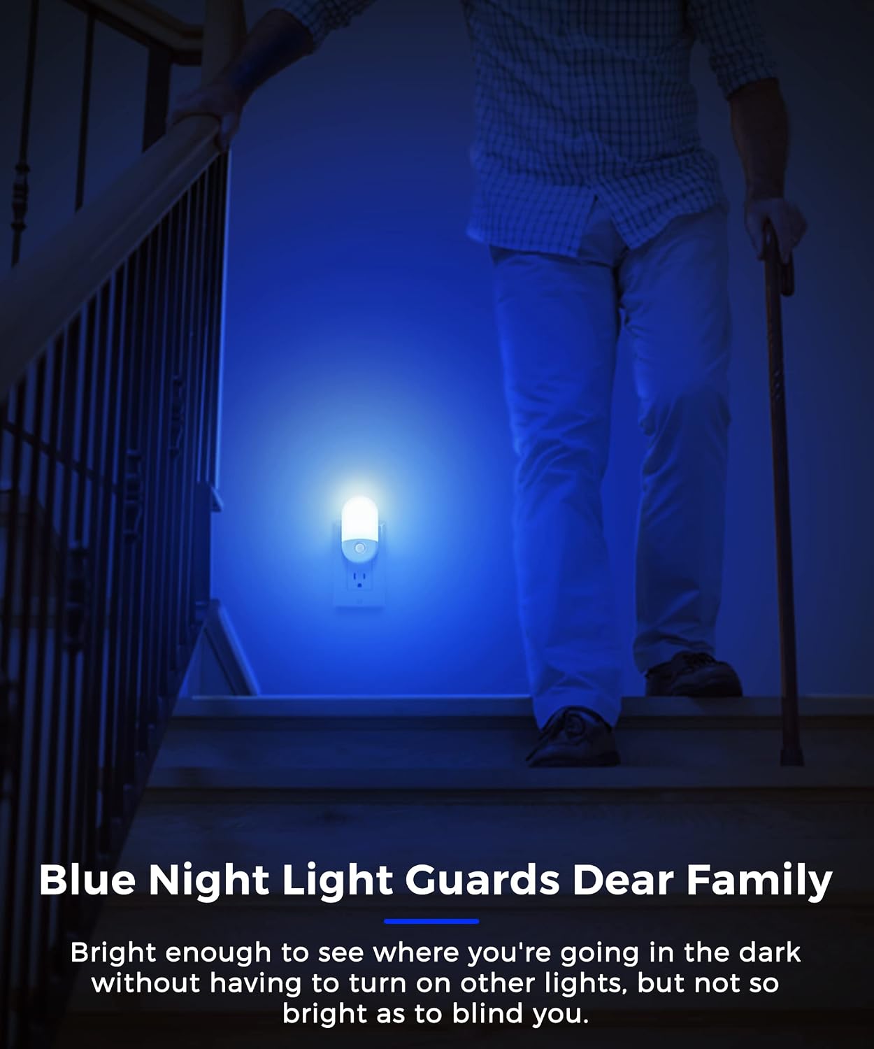L LOHAS LED Amber Night Light, Night Lights Plug into Wall[2 Pack], 0.6W 2000K LED Night Light, Dusk to Dawn Sensor, 30/60LM Adjustable Brightness, Automatic Low Blue Nightlight for Kids, Bathroom