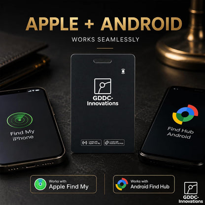 Tracker Card | Rechargeable | Apple Find My & Android