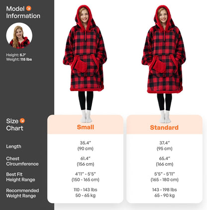 Giggling Getup Wearable Blanket Hoodie for Adults Gifts for Teen Girls Sister Women Sherpa Fleece Printed Hooded Blanket Sweatshirt Warm Cozy with Pocket & Sleeves Beige Cat