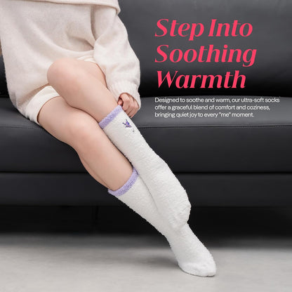 COOLMATE Fuzzy Socks for Women Gift Box – Cozy Soft Cloud Socks for Spa Home, Mother’s Day Gifts for Mom Grandma