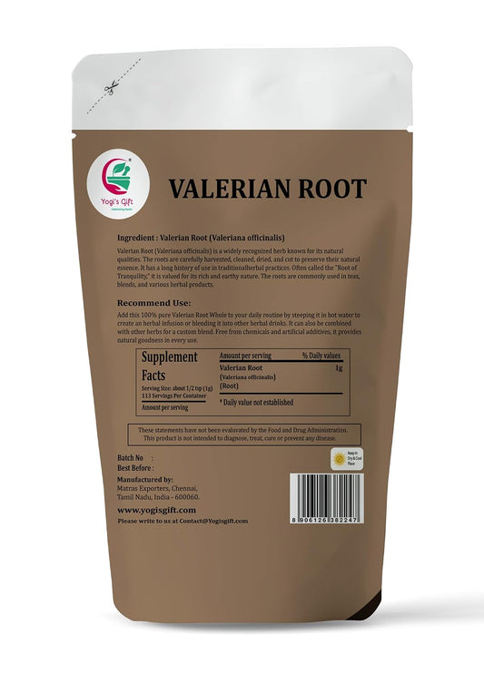 Yogi's Gift® Whole Valerian Root 4 oz | Dried Herbal Tea Root