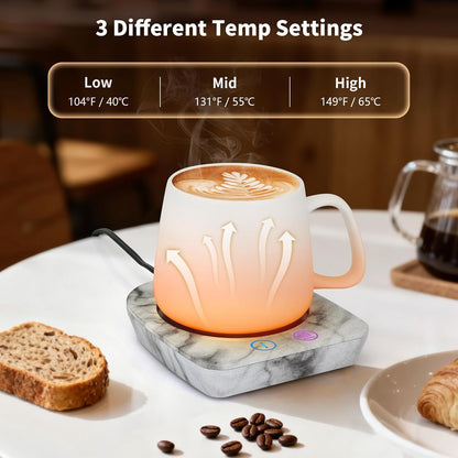 VOBAGA Mug Warmer& Coffee Mug Warmer for Office Desk