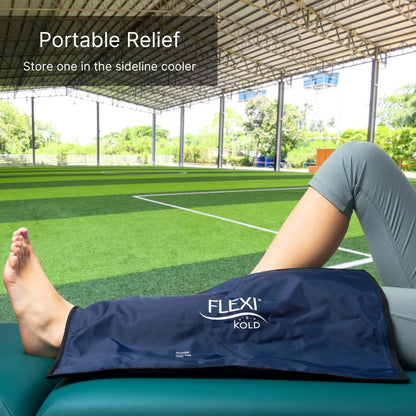 2 FlexiKold Gel Ice Packs (Standard Large: 10.5" x 14.5") - Reusable Cold Pack for Injuries, for Back Pain Relief, Migraine Relief Pad, After Surgery, Postpartum, Headache, Shoulder - 6300-COLD 2PK