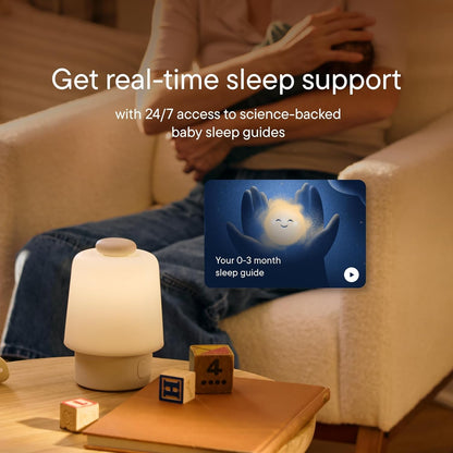 Hatch Baby Sound Machine, Night Light | Hatch Baby | Sleep Support | Registry Essential, Routine Builder, Time-to-Rise Alarm Clock, White Noise, Nursery Stories, Toddler Kids (Wi-Fi) (Putty)