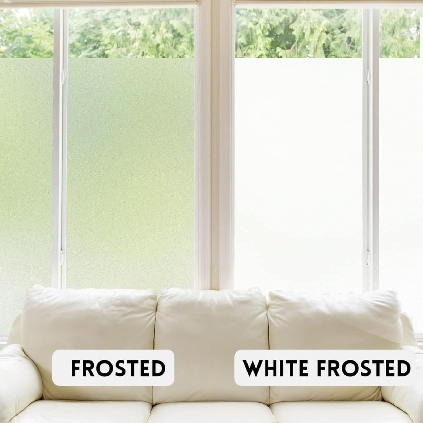 KESPEN Total Blackout Window Film Privacy Static Cling 100% Light Blocking Room Darkening Window Cover Heat Control Anti-UV Glass Sticker Window Tint for Home with Grid Line, 17.5 Inch X 6.5 Feet