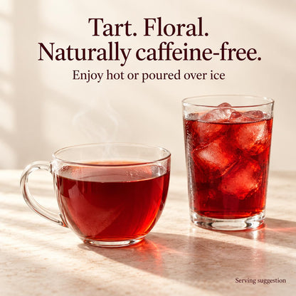 Tozzy Organic Hibiscus Tea, 100 Pyramid Tea Bags