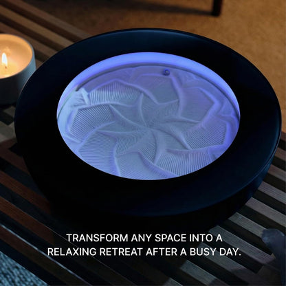 Homedics Drift 11” Sandscape – Version 2.0 with Updated Connected Experience, Smart Wi-Fi Zen Table Décor, LED Ambient Light, Modern Sand Art for Relaxation & Mindfulness, Home & Office Calm Décor
