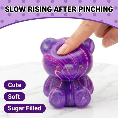 4 Pack Stress Balls Squishy Toys, 2 Inch Stress Relief Squeeze Toys
