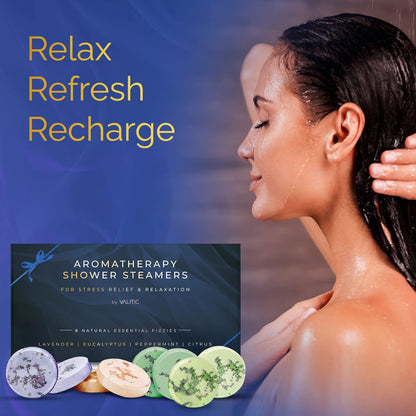 VALITIC Aromatherapy Shower Steamers, Pods for Shower Spa Gift, 4 Scents