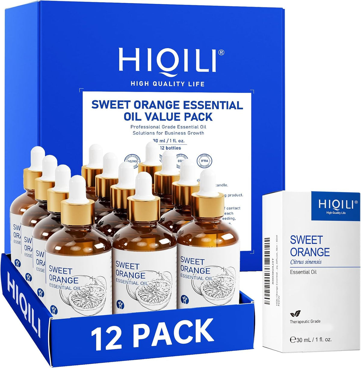 HIQILI Lavender Essential Oil for Diffuser, Aromatherapy & Air Freshening