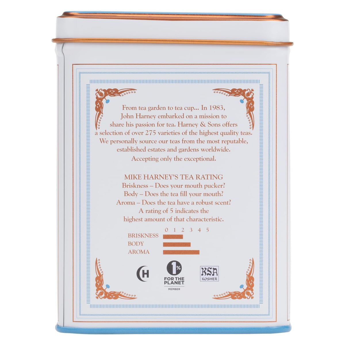 Harney & Sons Earl Grey Supreme, Black Tea, 20 Sachets (Pack of 2)