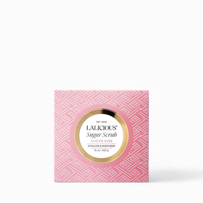 LALICIOUS Endless Summer Exfoliating & Moisturizing Body Scrub | Sugar & Coconut Oil | Pre-Shave Scrub for Ingrown Hairs & Razor Bumps | Gently Buffs & Smooths Sensitive Skin | No Parabens Large 16oz