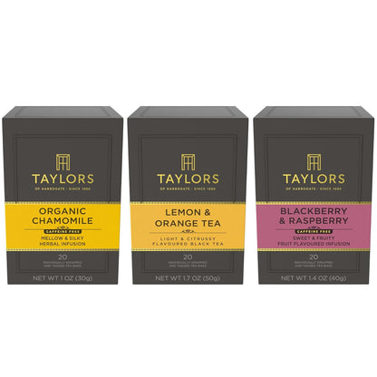 Taylors of Harrogate Herbal Tea Variety Pack, 20ct x 3