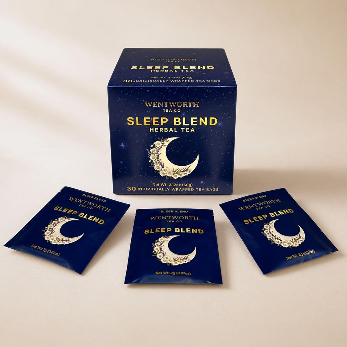 Sleep Blend Caffeine Free Herbal Tea 30 Individually Wrapped Teabags