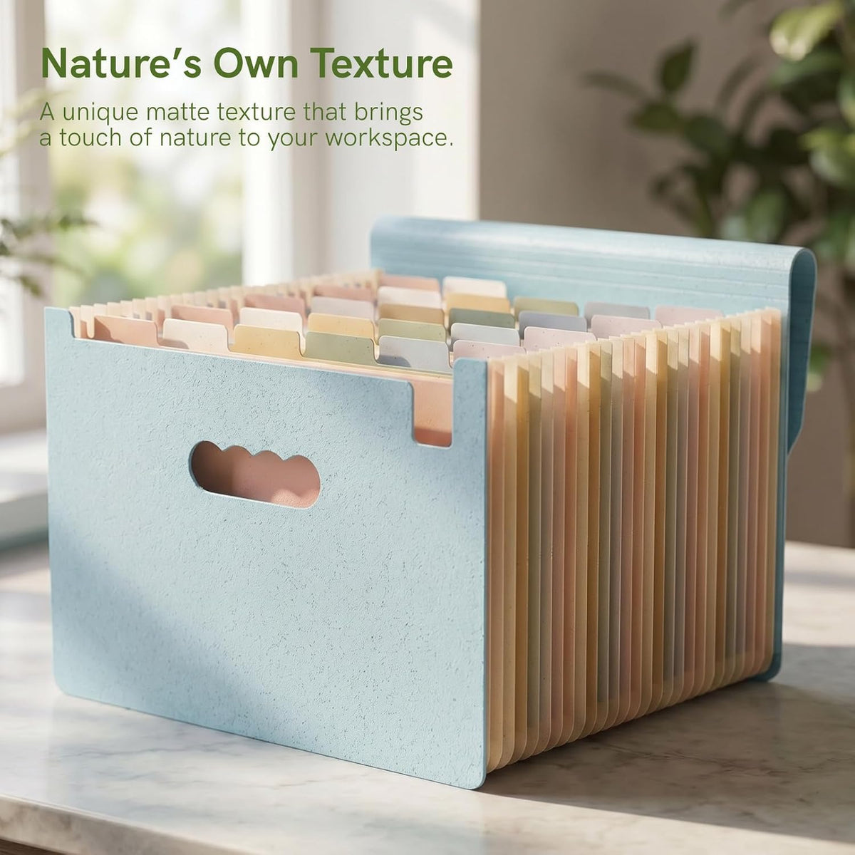 ABC life 26 Pockets Accordion File Organizer, Expanding File Folders