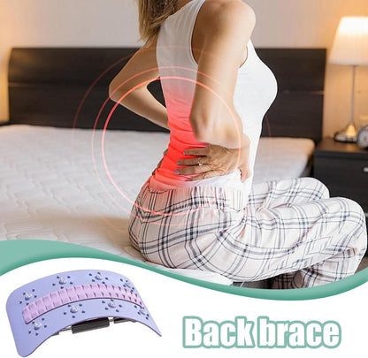 Back Stretcher Device, Multi-Level Back Support Adjustable, Spinal Board Massager with Curved Design, Stretching Equipment Tool Relieves Tension, for Daily Stretching and Relaxation