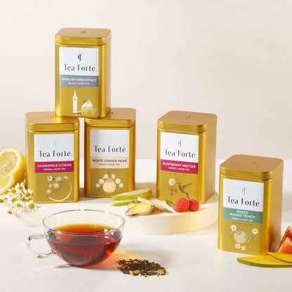 Tea Forte Earl Grey Loose Leaf Tea Canister