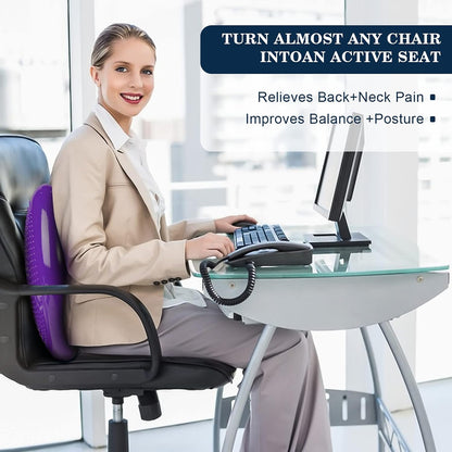 Wobble Cushion，Wiggle Seat，Balance Disc （Extra Thick 34cm/13.4in），for Balance Stability Training, Improve Sitting