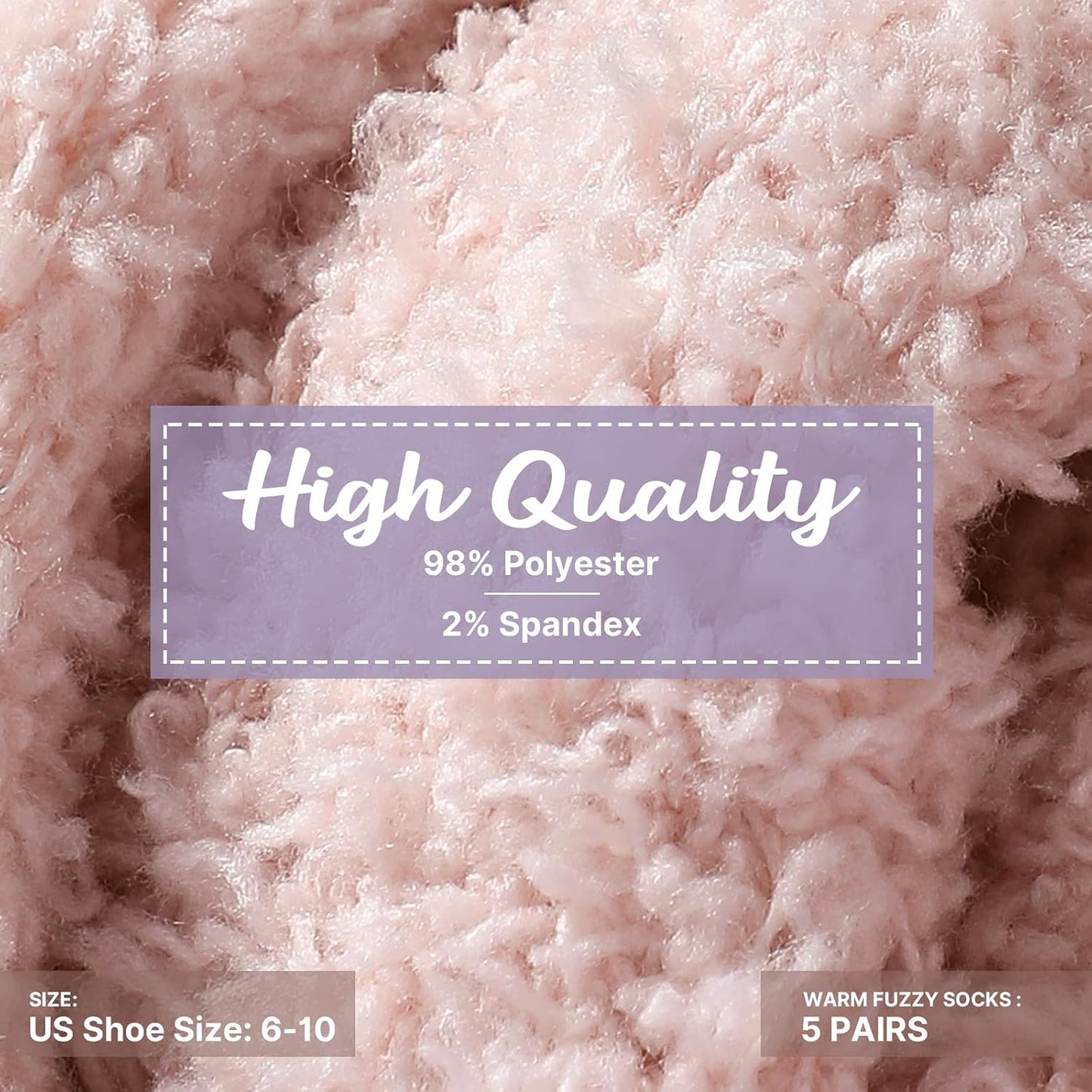 Premillow Womens Fuzzy Socks Fluffy Socks Women Winter Cozy Sock Warm Slipper Home Sleeping Sock for Women