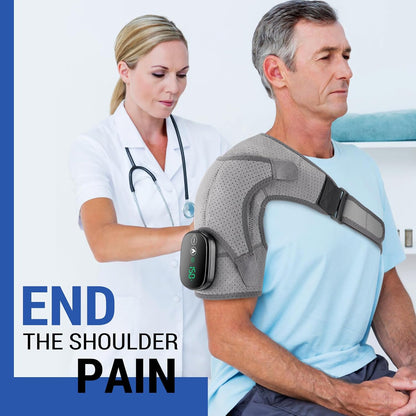 ERHIVORA Shoulder Heating Pad with Massage, FSA Eligible Items List, Heated Shoulder Wrap for Pain Cordless, HSA Approved Products Only