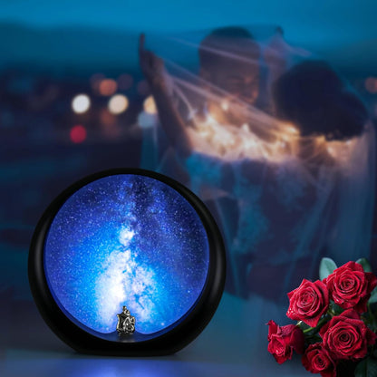 mamre Romantic Dimmable Sunset Lamp Home Decor Sunset Table Lamp Gift for Living Room Bedroom
