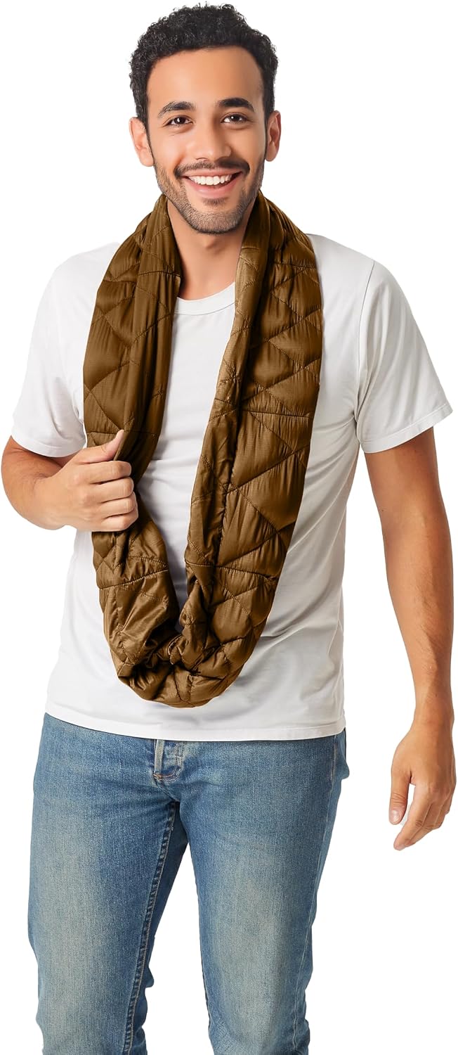PYVOT Weighted Infinity Scarf, 3 lb Sensory Shoulder Wrap for Everyday Comfort