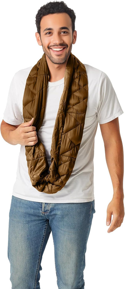 PYVOT Weighted Infinity Scarf, 3 lb Sensory Shoulder Wrap for Everyday Comfort