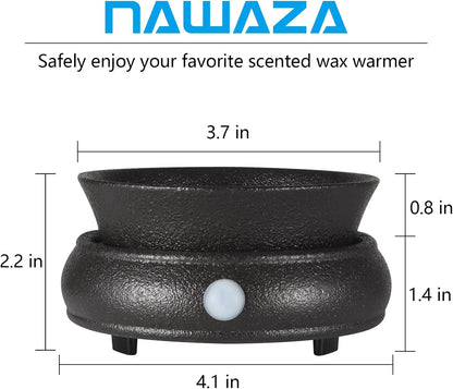 nawaza Ceramic Wax Warmer, Electric Wax Melt Warmer,3 in1 Home Fragrance Wax Burner, Scented Candle Wax melters as Gift for Women,mom and Grandma(Black)…