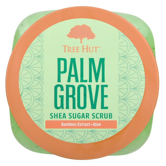 Tree Hut Blue Lagoon Shea Sugar Scrub, Exfoliating, Hydrating & Moisturizing Body Scrub with Shea Butter & Nourishing Essential Oils, Smooth & Soften Skin, 18 oz