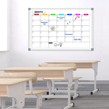 Dry Erase Board Calendar for Wall, 36" x 24" Monthly Whiteboard