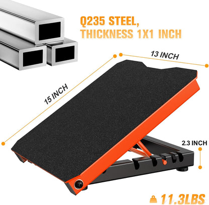 Naitesen Steel Slant Board Calf Stretcher for Squat 600lbs Weight Capacity Adjustable Incline Balance Board for Relieving Plantar Fasciitis Achilles Tendonitis Muscle Injuries Home Gym or Commercial